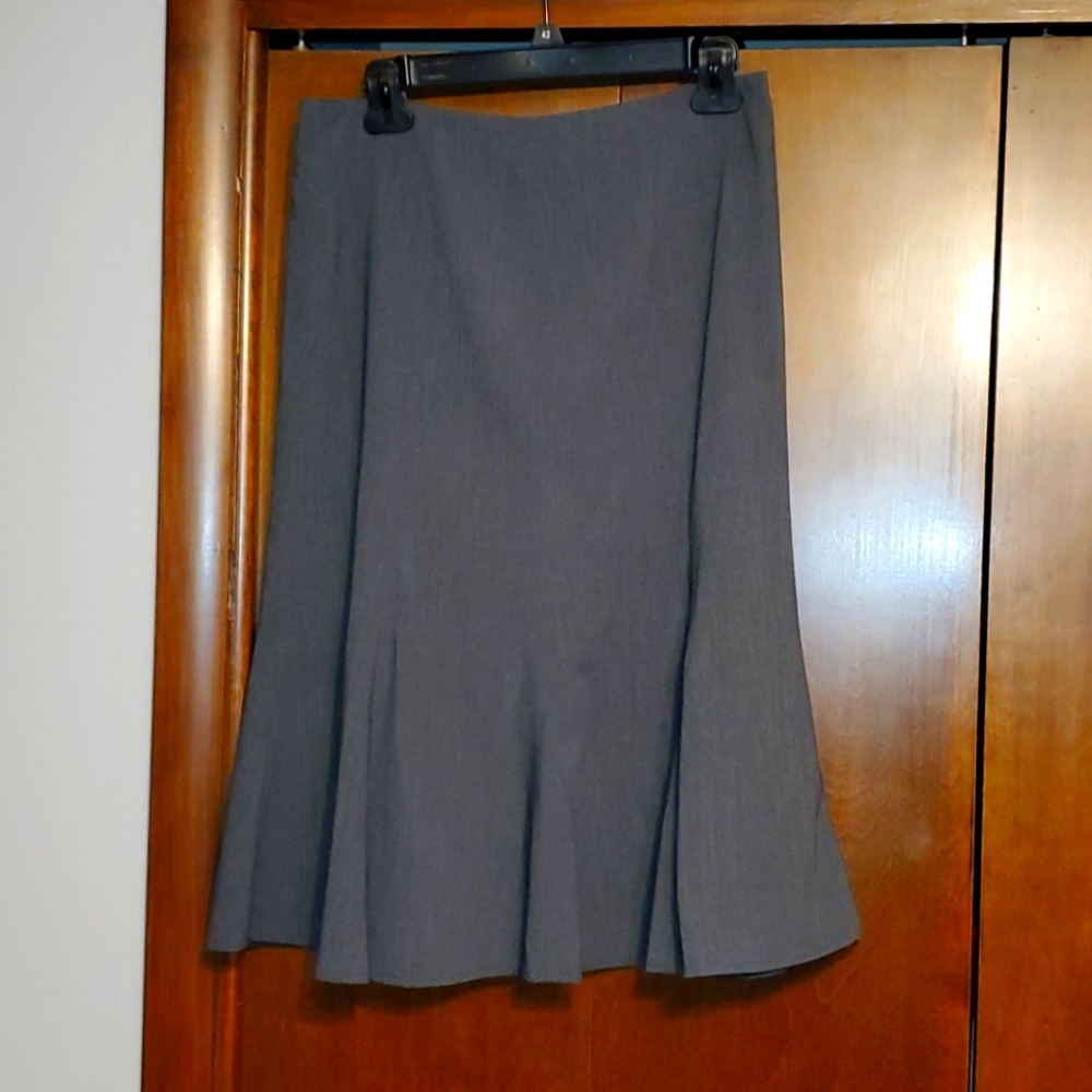 Evan Picone Elegant Charcoal Panel Mermaid Skirt Sz. 6